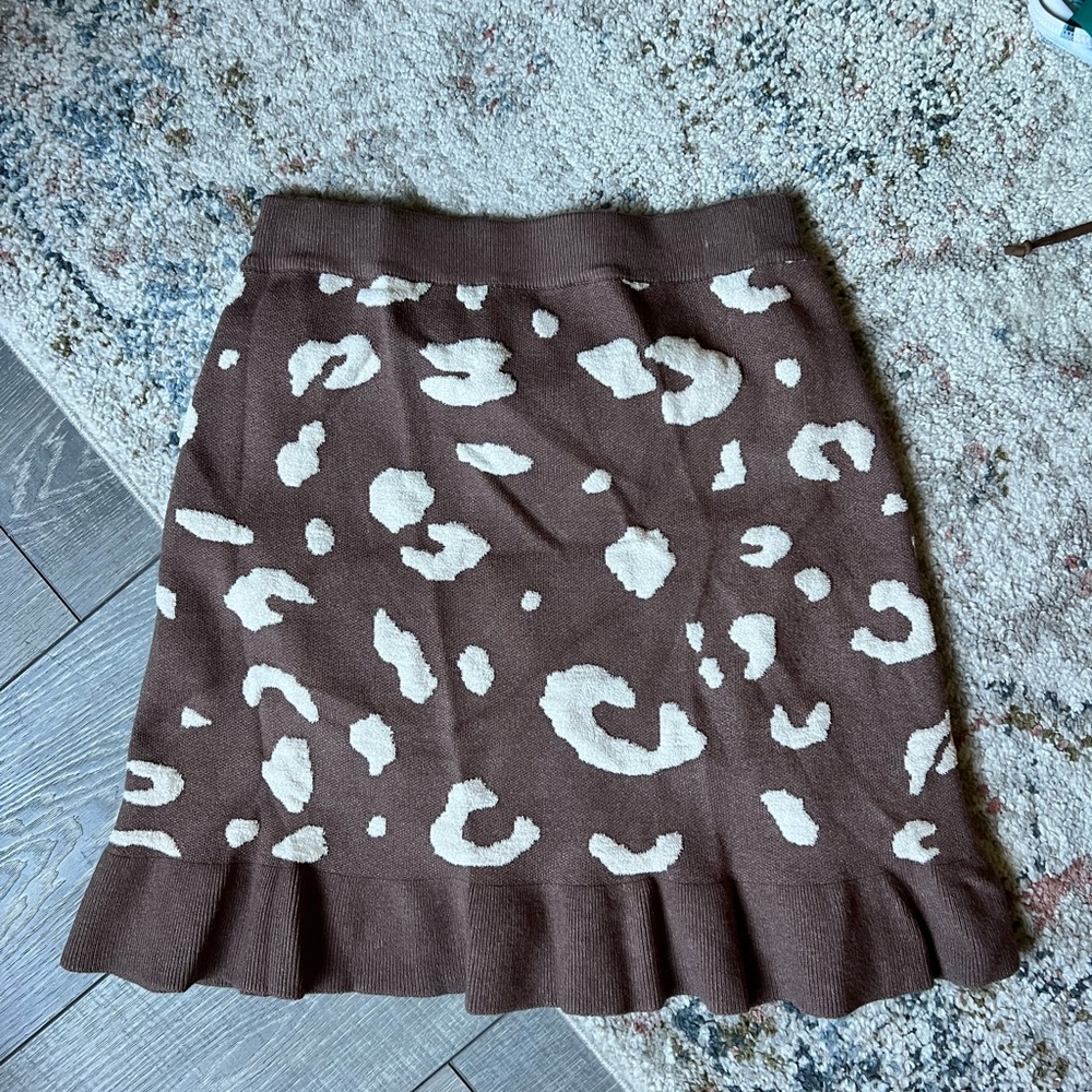 Cheetah skirt